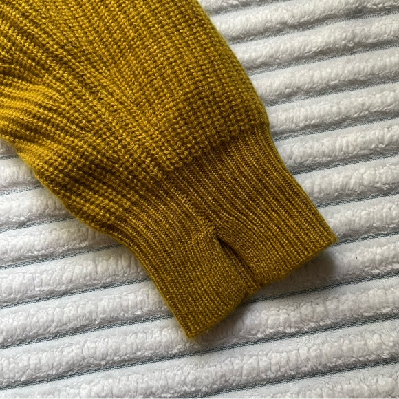 Rag & Bone Cashmere Mustard Yellow Cardigan - Picture 5 of 10